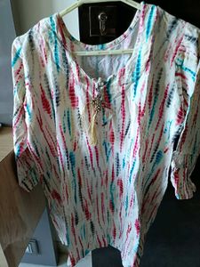 Tie-Dye Print Top