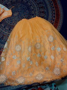 Orange Ghagra Choli