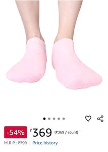 Moisturizing Gel Heel Socks