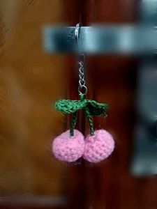 Combo of 2 beautiful woolen keychains