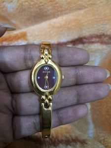 Sonata Gold Watch