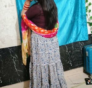 Floral Print Skirt