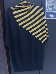 Madame Striped Turtleneck Sweater