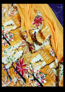 anarkali kurti plazo set with duptta