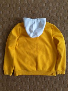 HEAVY FUR MUSTARD HOODIE
