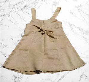 Cute Bear Applique Tunic Dress