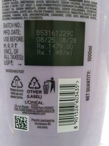 Loreal 72H Moisture Filling Shampoo