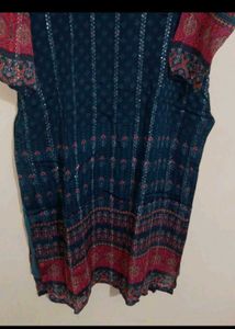 Teal Sequin Kurti multicolour 2xl kurta
