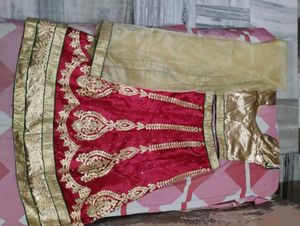 Red Embroidered Lehenga Choli