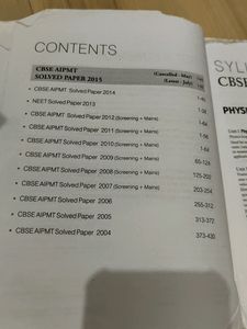 Solved Paper CBSE AIPMT