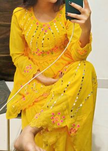 New Yellow Sharara✨