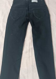 High Waisted Black Jeans