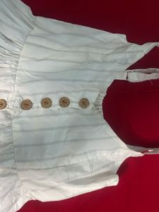 Striped Sundress with Buttons