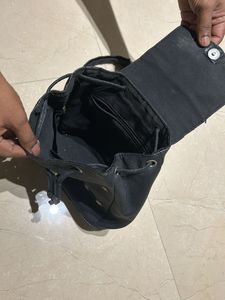 Reduced Price Lovely black Ruck Sack bag