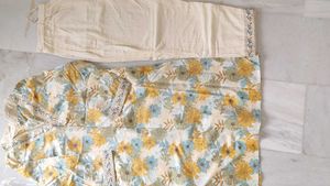 Floral Print Kurta Set