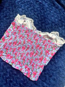 Urbanic Floral Tube Top🌸