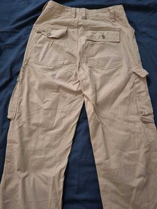 Beige Cargo Pants