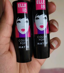 ELLE 18 Color Pops Matte Lipsticks Duo
