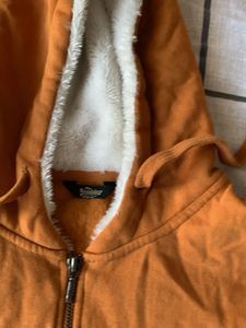 Cozy Brown Zip-Up Hoodie