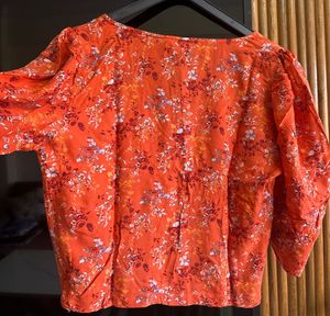Floral V-Neck Top