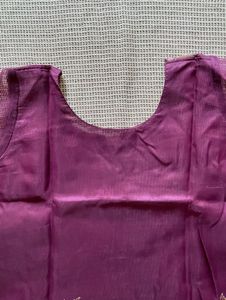 Embroidered Net Kurta