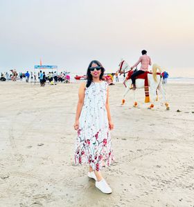 Floral Midi Dress with Belt
