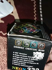 Neon 3x3x3 Cube