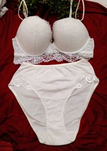 White Lace Bra & Panty Set