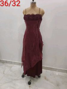 Burgundy Formal Gown