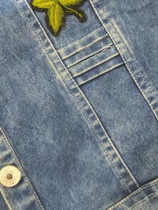 Denim Vest with Patches