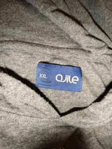 Size S/M Gray Sleeveless Hoodie T-Shirt