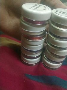 Combo Of MAC Shimmer Glitter 12 Shades.