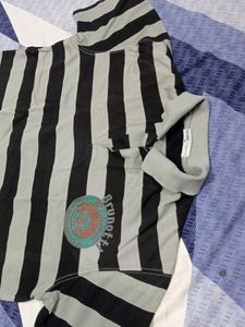 Comfortable Regular Black and Grey T-shirt 👕