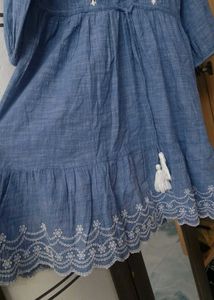 Denim Short Dress