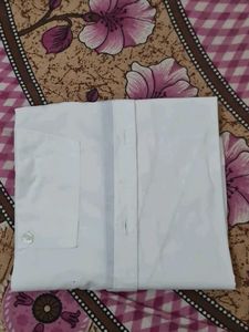 Symbol White Casual Shirt