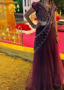 Ghagra Attached Duppata