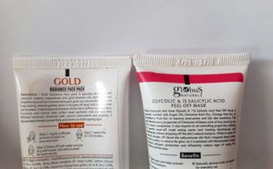 Gold Radiance Face Mask &amp; Glycolic Peelmask