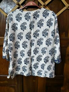 Elegant Floral Print Top