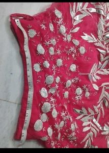 Red Crop top Lehnga