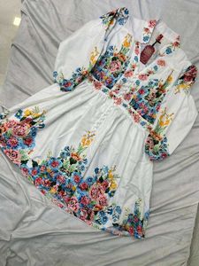 Floral Print Fit &amp; Flare Dress