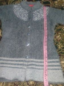 Elegant Grey Cardigan