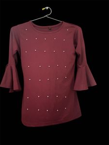 Maroon Top