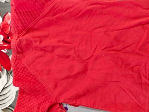 Fame Forever Red Happy Top