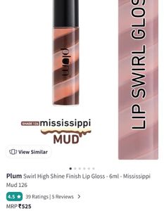 Plum 3 in 1 swirl lip gloss