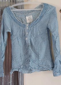 Striped Long Sleeve Top