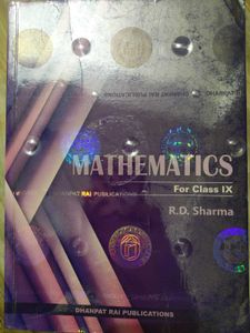 RD Sharma Mathematics Class IX Textbook