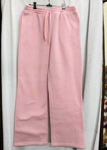 Pink Wide Leg Sweatpants