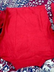 Red Turtleneck Sweater