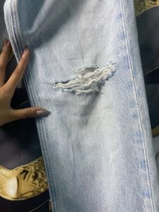 Light Wash Distressed Jeans