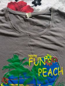 Fun Peach Graphic Tee